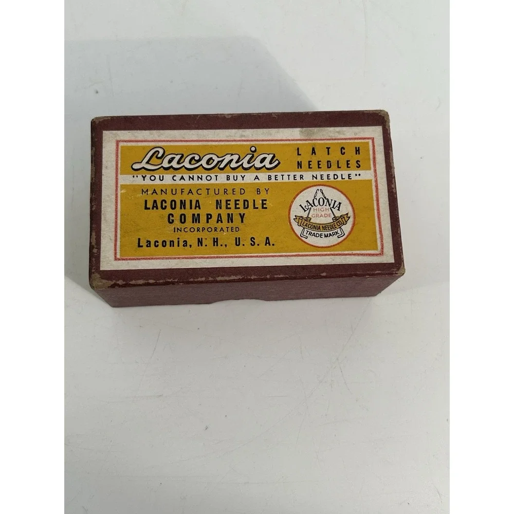 Laconia Needle Co. Latch Needles Box Of 250 36 GA. S&W No. 64 LONG BUTT